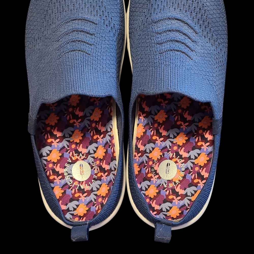 Revitaligne Slip-On Shoes with Floral Insole